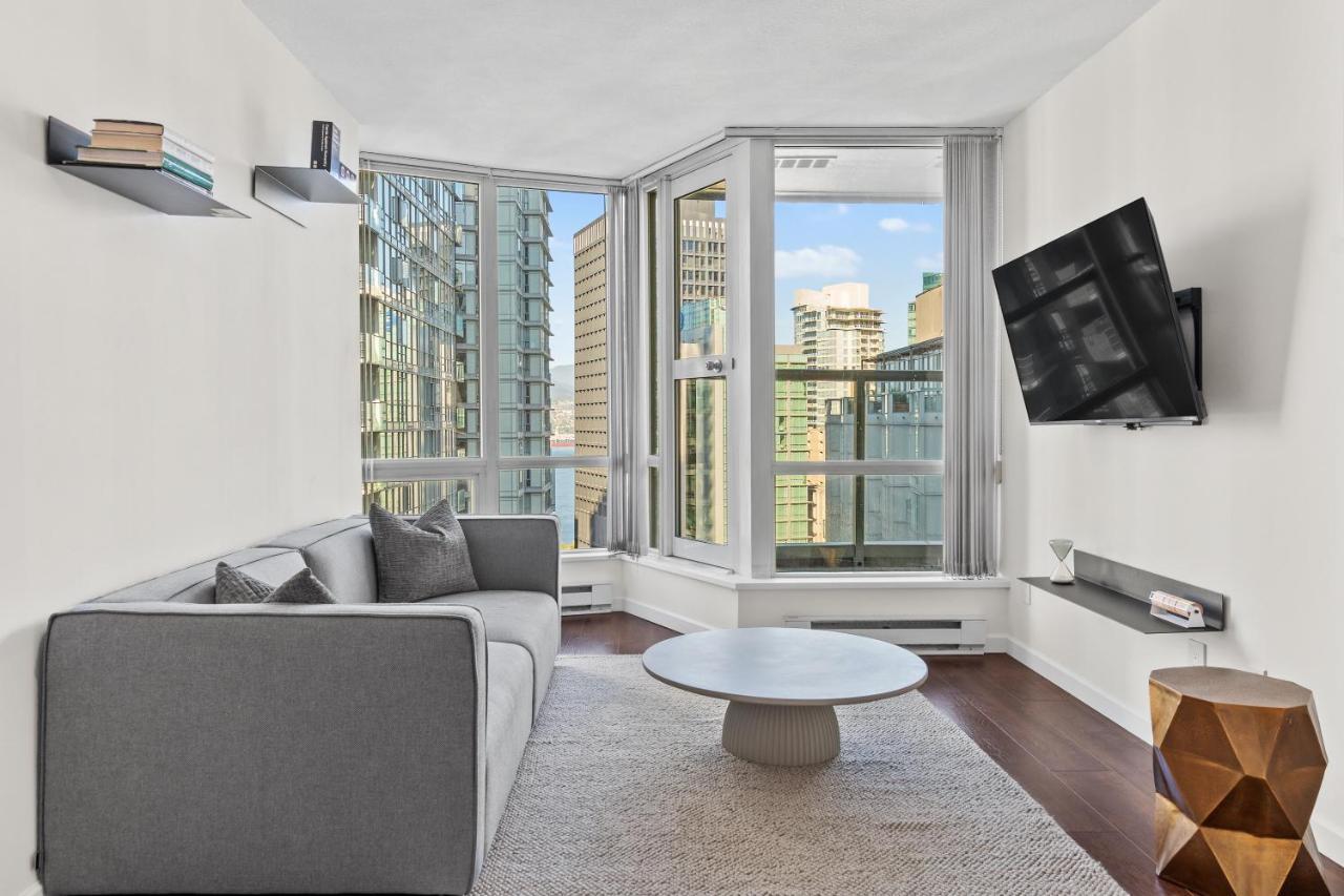 Downtown Luxury 1Br Coal Harbour Apartman Vancouver Kültér fotó