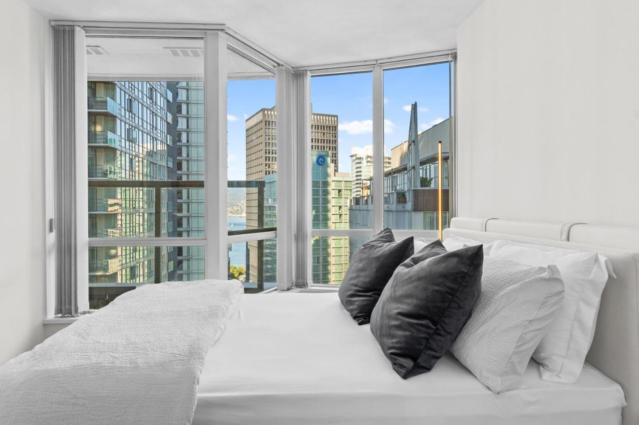Downtown Luxury 1Br Coal Harbour Apartman Vancouver Kültér fotó